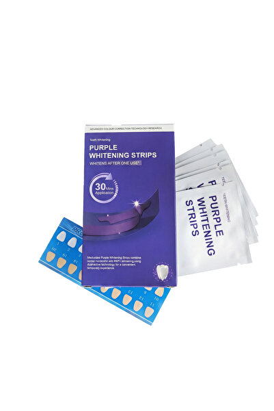 GRITUAL Set 14 Benzi Albire Dinti Mov cu Tehnologie PAP+ 18%, Fara Peroxid, Z...