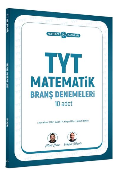 Mert Hoca Yayınları TYT Matematik Branş Denemeleri 10 Adet Mert Hoca