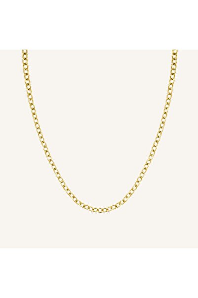 Rosefield JNOCG.J626 Oval Zincirli Çelik Kolye