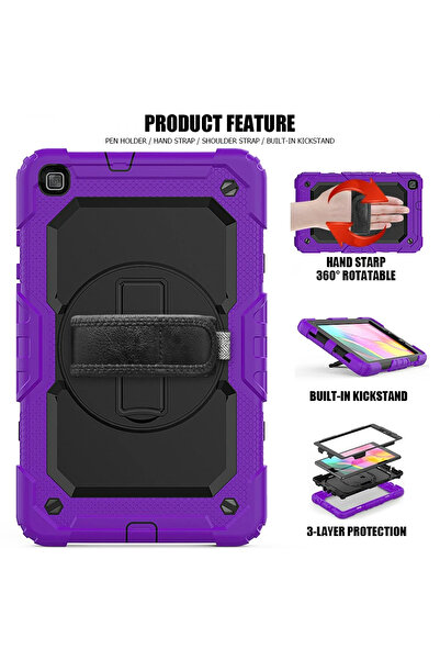 POYRAZ MARKET غطاء تابلت Samsung Galaxy T290 Tab A 8 من Newface - أرجواني