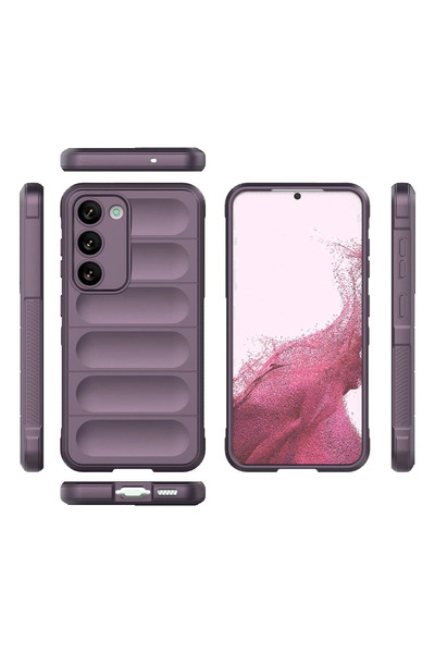 TBL DEKOR حافظة سامسونج جالاكسي سامسونج جالاكسي S23 بلس أوبتيموم سيليكون - بن...