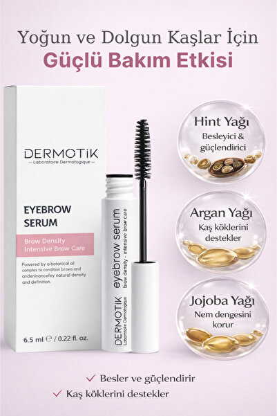 Dermotik Kaş Serumu – Kaş Güçlendirici & Zayıf ve Seyrek Kaşlar İçin Dolgunla...
