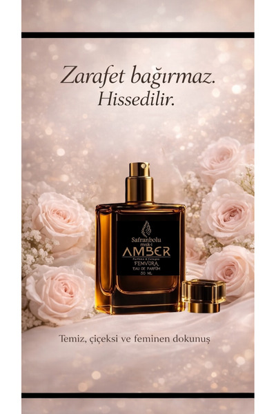 safranbolu miski amber Enerjik kadın parfümü