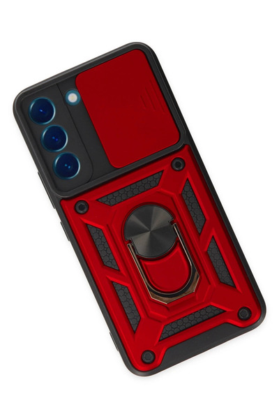 FREEDOM STOREE حافظة نيو فيس لهاتف سامسونج جالاكسي S22 مع حلقة عدسة من السيلي...