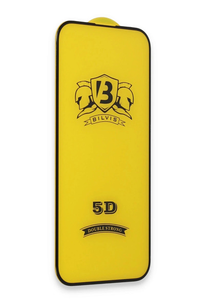 POYRAZ MARKET واقي شاشة زجاجي مطفي ثلاثي الأبعاد لهاتف آيفون 14 برو ماكس من ن...