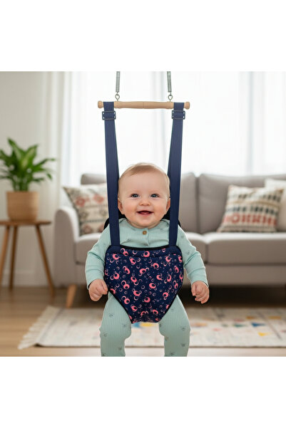 Cozibo Hoppala Kanguru Zıpzıp , Doğal Ahşap Bebek Yürüteci