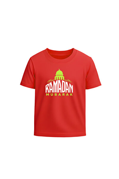 PRINTSHOP4ME Ramadan Mubarak Round Neck T-shirt Design For Kids Both Boys And...