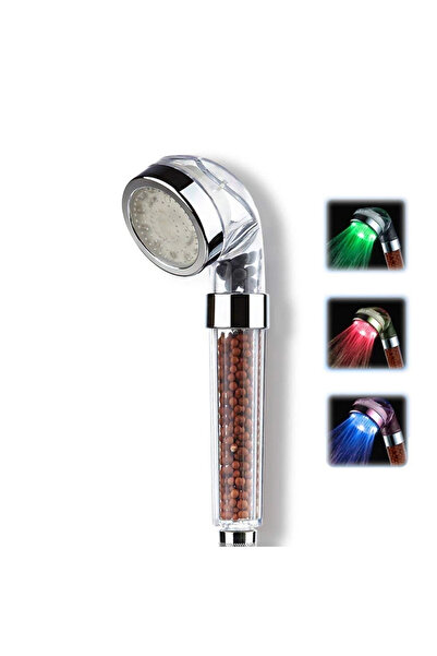 Epilons Tasarruflu Boncuklu Ledli Duş Başlık-pil Veya Elektrik Gerekmez Kinet...