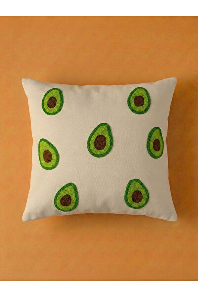 rellhome Avocado Patterned Design Punch Pillow Cushion Cover