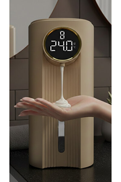 Skyline Orbion Liquid Soap Dispenser, 350ml, Rechargeable USB-C, Thermometer,...