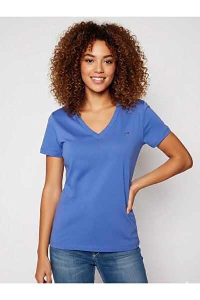 Tommy Hilfiger T-shirt New WW0WW27736 Viola Slim Fit