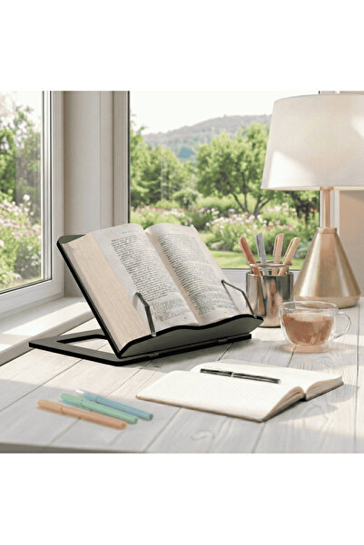 Vigo Wood Ahşap Kitap Okuma Standı Tablet Standı Kitap Tutucu Rahle (ANTİK)