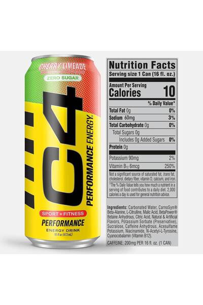 Cellucor Cellucor-C4 Pre-Workout Energy Drink 3 Count - Cherry & Lemon