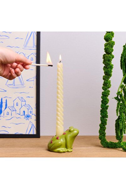 Flying Tiger Copenhagen Kurbağa Şeklinde Mumluk