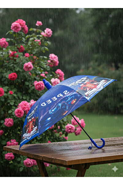 Silmaril 72.CM! Katlanır Kılıflı Düdüklü Fiber Telli Çocuk Şemsiyesi Yağmur K...