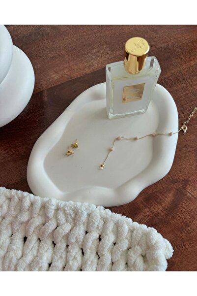 BGV HOME طبق ديكوري على شكل سحابة، صينية مجوهرات، حامل مفاتيح، قاعدة زينة