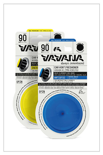 VAVANA Araba Klima Kokusu, Spin Oto Kokusu, Profesyonel Otomobil Kokusu - Ene...