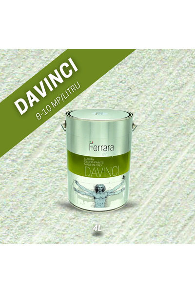 Ferrara Design Vopsea decorativa perlata Davinci, Ferrara Design, cod DAA46, 4lt