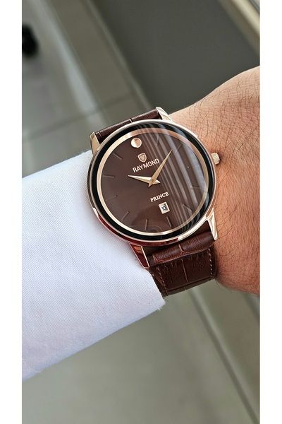 Raymond - Rym-1036 Men's Classic Wristwatch-Stainless Steel