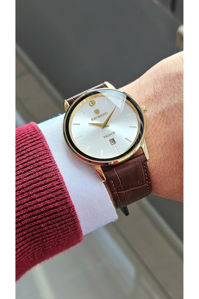 Raymond - Rym-1036 Men's Classic Wristwatch-Stainless Steel