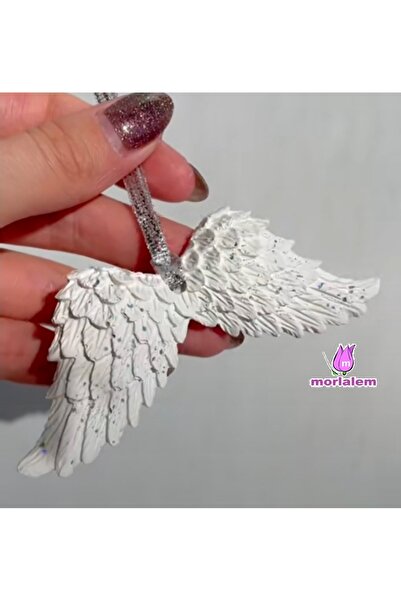 morlalem m 13,5cm Çift Kanat Silikon Kalıp K-902, Kokulu Taş Sabun Alçı Mum K...