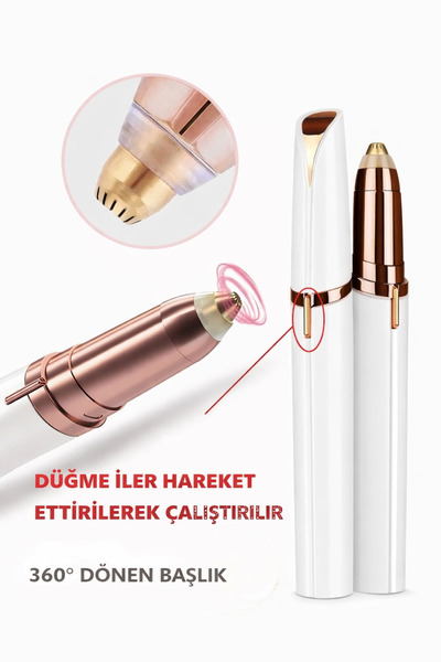meteshopping İnce Uçlu Epilasyon Aleti Hassas Kullanım İçin Ağrısız Tüy Alma