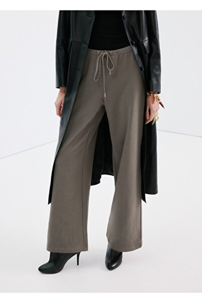 MANGO Woman Beli elastik pamuklu pantolon