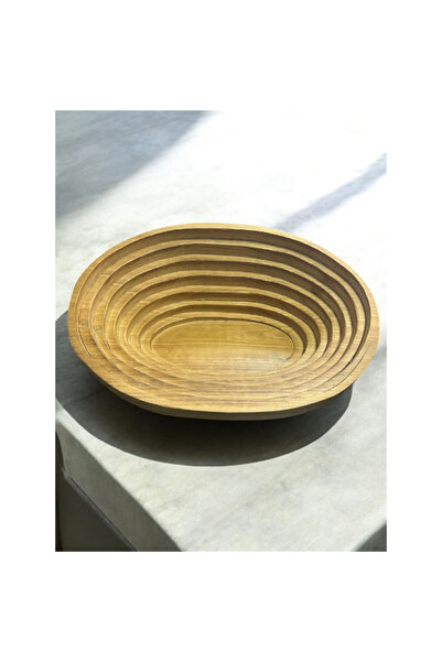 Kanonik Education سرير خشبي بيضاوي للحيوانات الأليفة