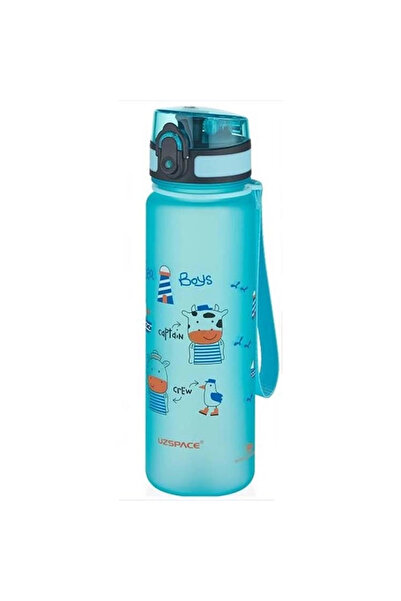Uzspace Deniz Çocukları Tritan 500 Ml Matara Açık Mavi