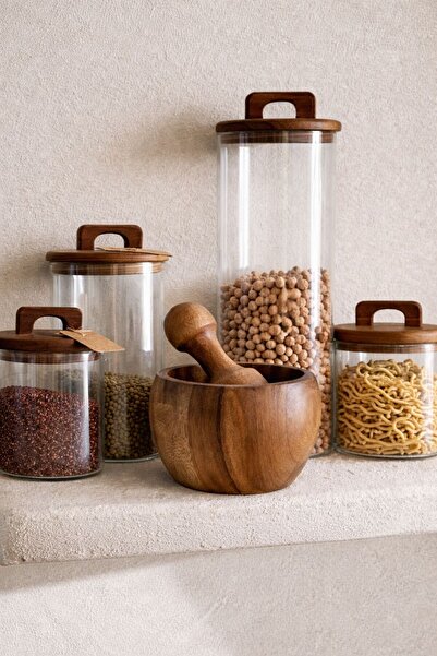 Bohemian Doğal Akasya Havan – Premium Seri