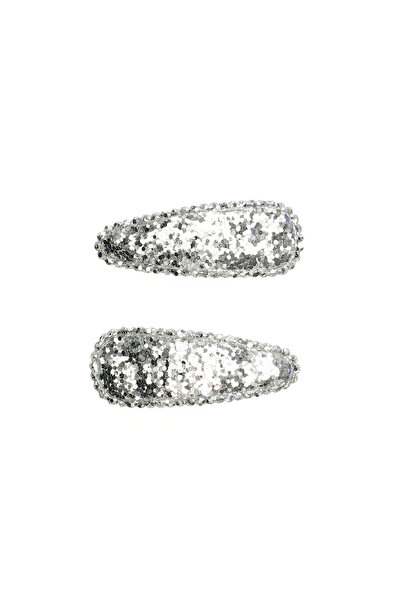 Mini and Kids Mini & Kids Children's Clip Buckle - Glitter Silver