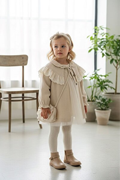 Minigimin Cicileri Miniğimin Cicileri Dream Trench Coat με τσάντα, Σετ 3 τεμα...