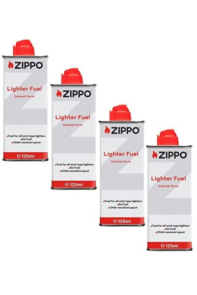 Zippo Çakmak ikmal Seti 4 Bidon Benzin Set4x