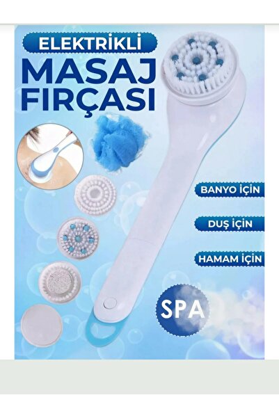 Byanes Spin Pilli Duş Fırçası & Spa Masaj Aleti Banyo Seti