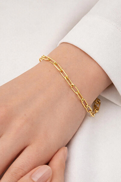 Bilezikci Ataç Zincirli Spor Altın Bileklik