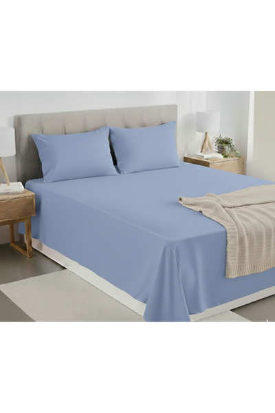 pınarhome collectıon 100% Organic Cotton Fabric Plain (Without Elastic) Sheet...