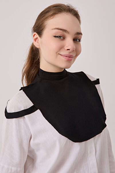 SilkTouch Black Turban Hijab Neck Gaiter