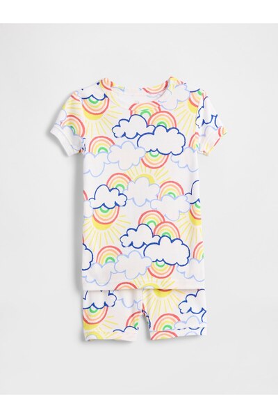 GAP Bebek Kırık Beyaz Desenli Outfit Set