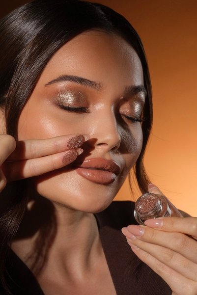 S'GLAM Gliptter Diamond Gold Star