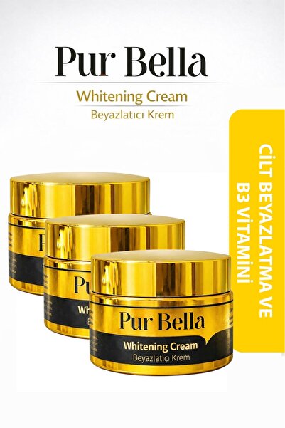 PUR BELLA Whitening Cream 3-Pack – Anti-Blemish Brightening |   Kojic Acid, A...