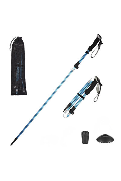 Genel Markalar Katlanabilir Yürüyüş Kayak Batonu Baston Hafif Alimünyum Trekk...