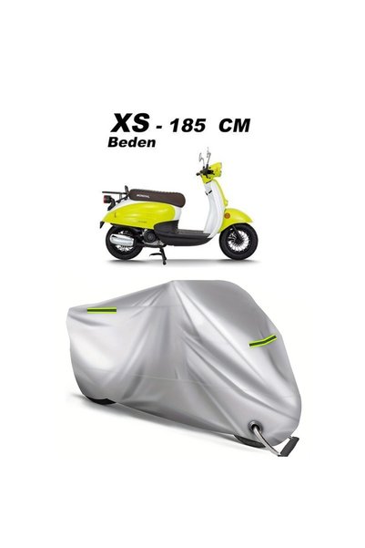 CoverPlus Reflective Motorcycle Tarpaulin Compatible with All Models, Rain Waterproof Lock Compatible