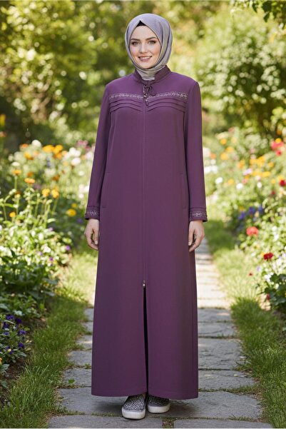 Alvina 10221 Модел Бродирано палто с цип