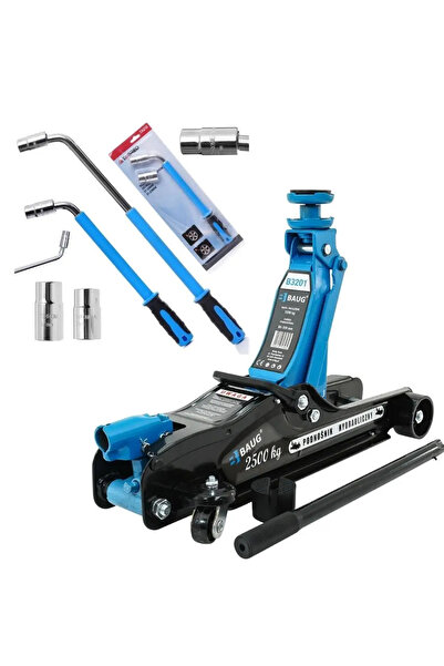 Notig Tools Kit auto pentru roți, cric hidraulic de 2,5 tone și cheie telesco...