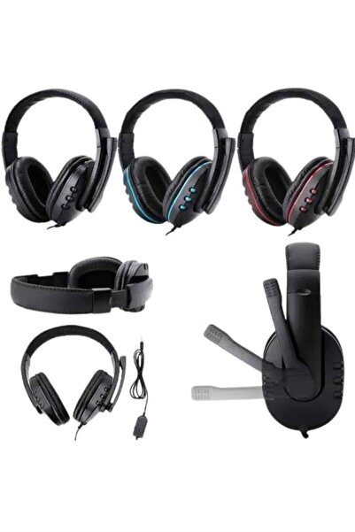 Kanonik Education سماعة رأس للألعاب مع ميكروفون ووسائد ناعمة ستيريو عالية الجودة