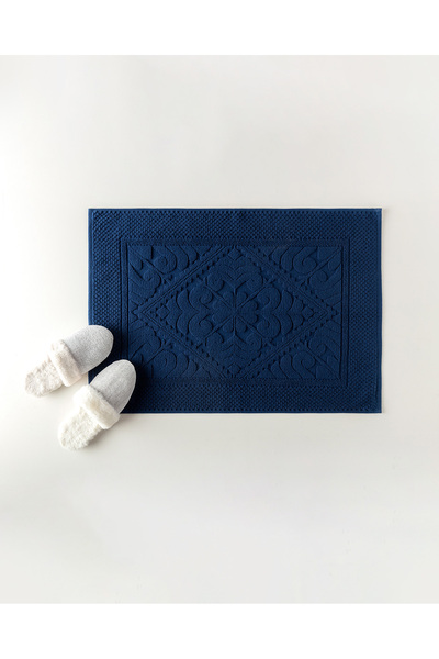 Madame Coco Mathilda Ayak Havlusu - Lacivert - 50x70 cm