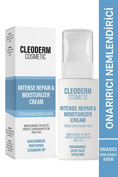 cleoderm YOĞUN NEMLENDİRİCİ&ONARICI KREM NİACİNAMİDE-PANTHENOL-CERAMİDE NP 50 ML