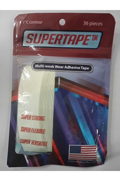 tt supertape Supertape Oval Protez Saç Bantı ( Yarımay) (2.5cm 7.5cm)