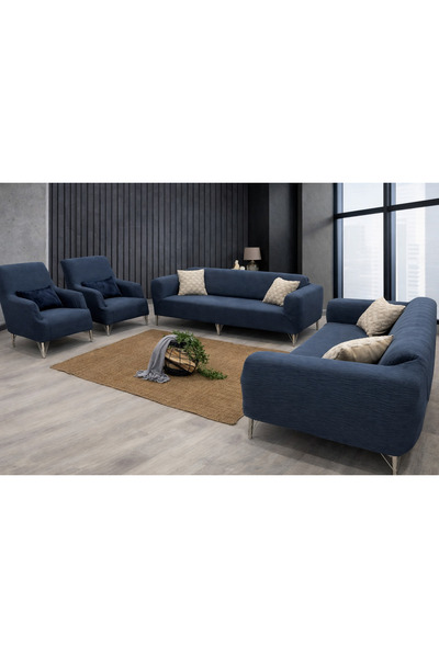 uzhanem Streç Lastikli Esnek Yıkanabilir 3 3 1 1 Jakarlı Koltuk Örtüsü Takımı...