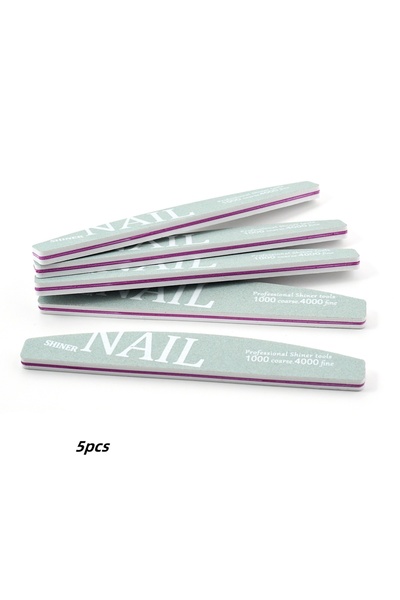 Choice ٥ قطع، ٢/٥/١٠ قطع، مبرد تلميع أظافر، حبيبات ١٠٠٠/٤٠٠٠، مبرد صنفرة فن ا...